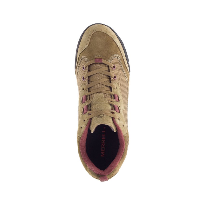 Basket Merrell Burnt Rock Travel Suede Marron Clair Homme | T.Q.DJXF